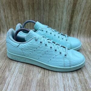 Adidas‎ Stan Smith Women's Size 10 Frozen Mint Green Croc Sneakers Shoes AQ6806